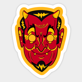 Devil Mask Sticker